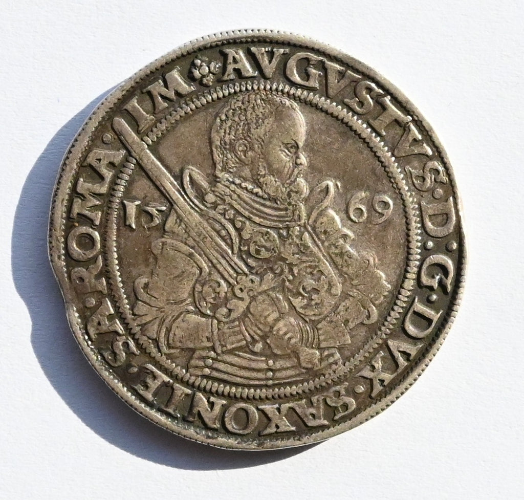 Saxon Thaler 1569 – August I Wettyn ​​– silver – 16th century