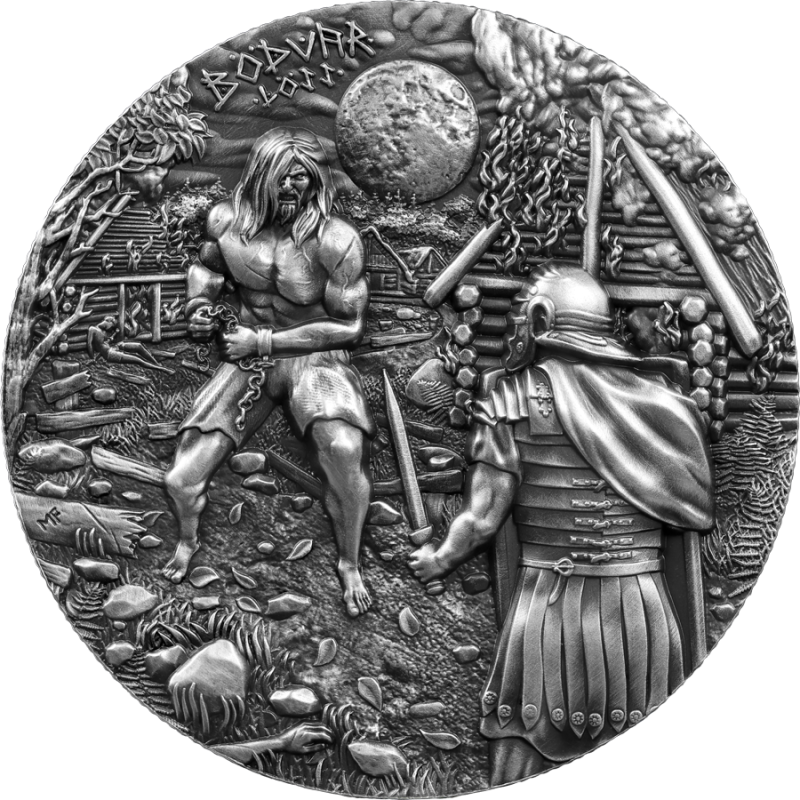 Bödvar Saga: Loss – 2 oz srebra Ultra High Relief, Germania Mint