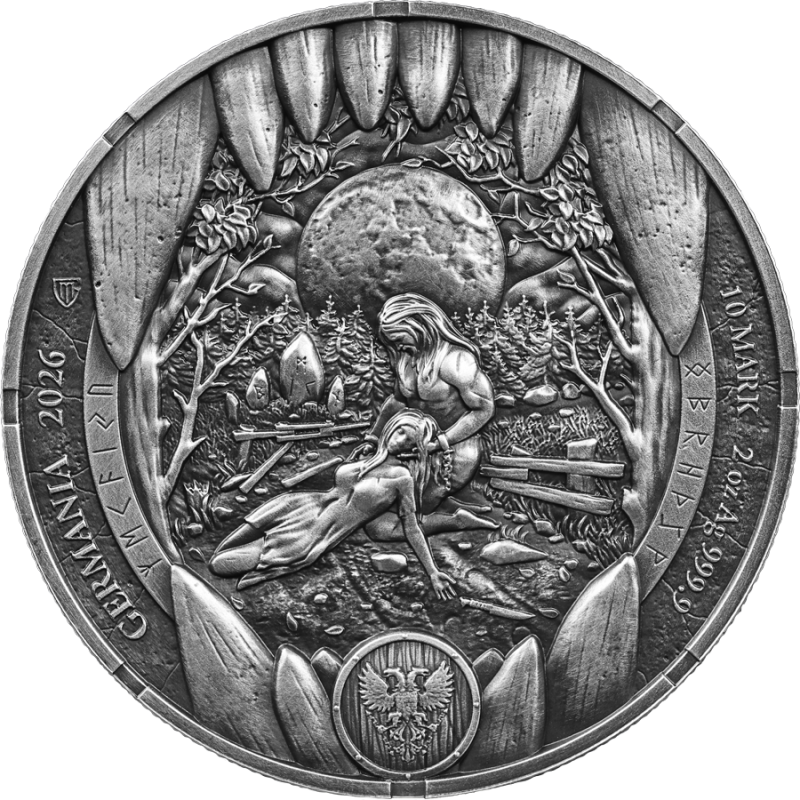 Bödvar Saga: Loss – 2 oz srebra Ultra High Relief, Germania Mint