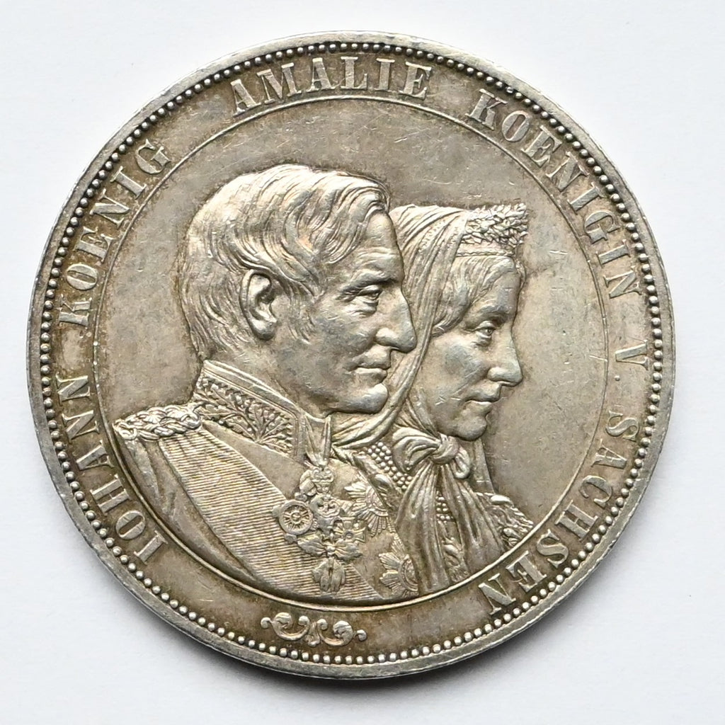 Dwutalar ślubny 1872 – Johann & Amalie von Sachsen