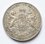 Niemcy / Hanower – 2 Talary (3½ Guldena) 1855 B – Jerzy V – srebro Stan 2-/3+