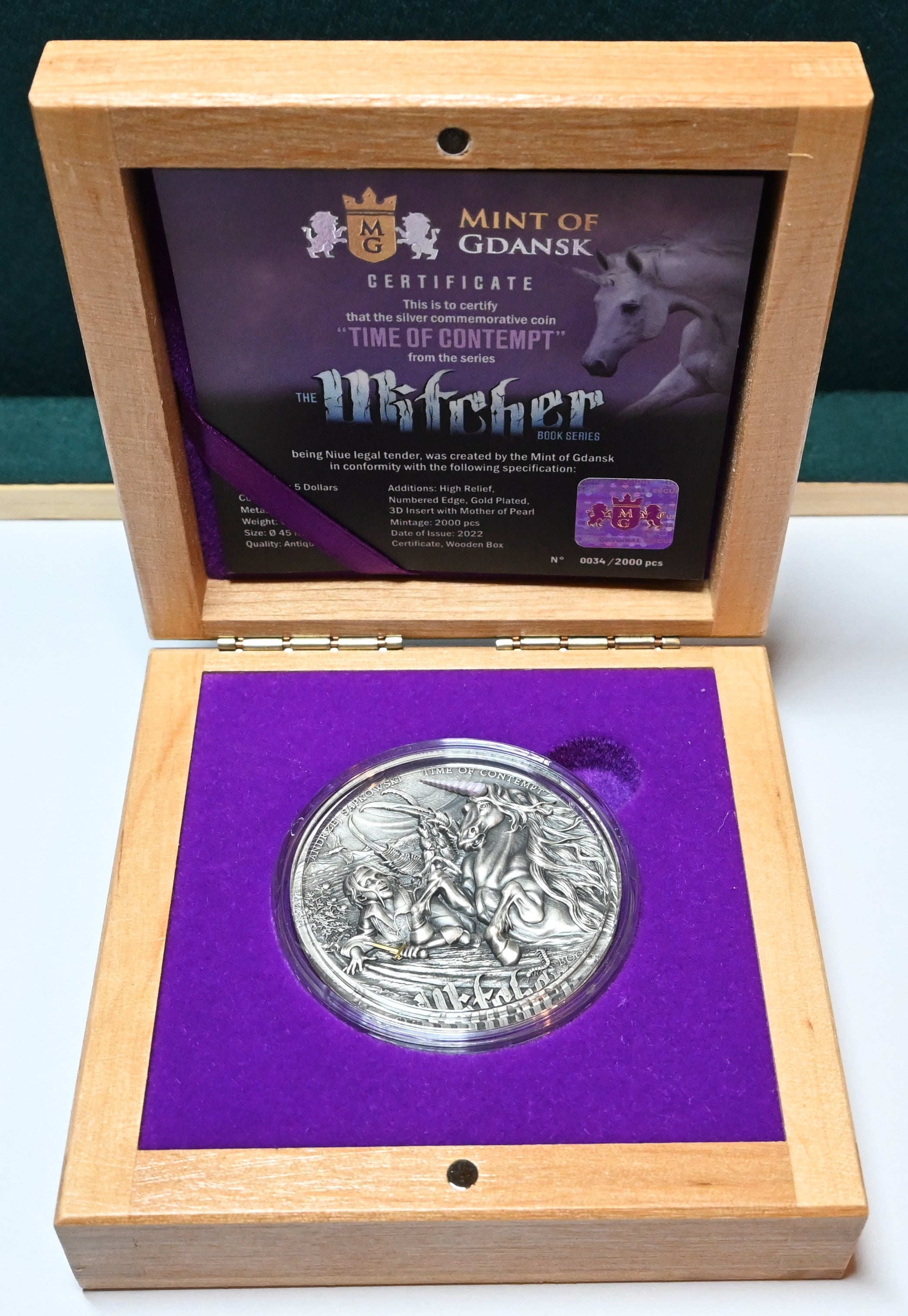 5$ Wiedźmin - Czas Pogardy 2oz 2022