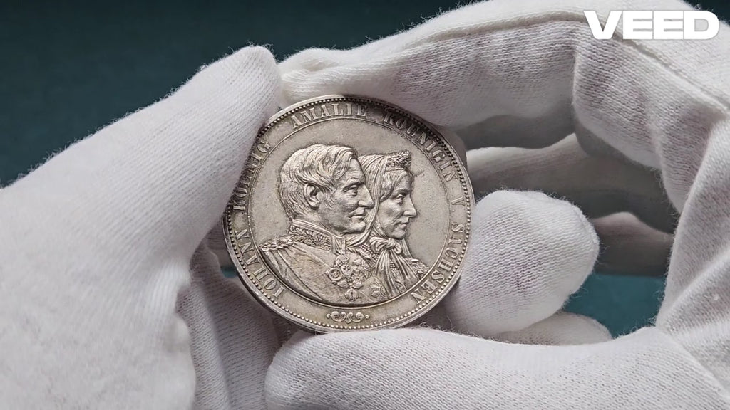 Dwutalar ślubny 1872 – Johann & Amalie von Sachsen